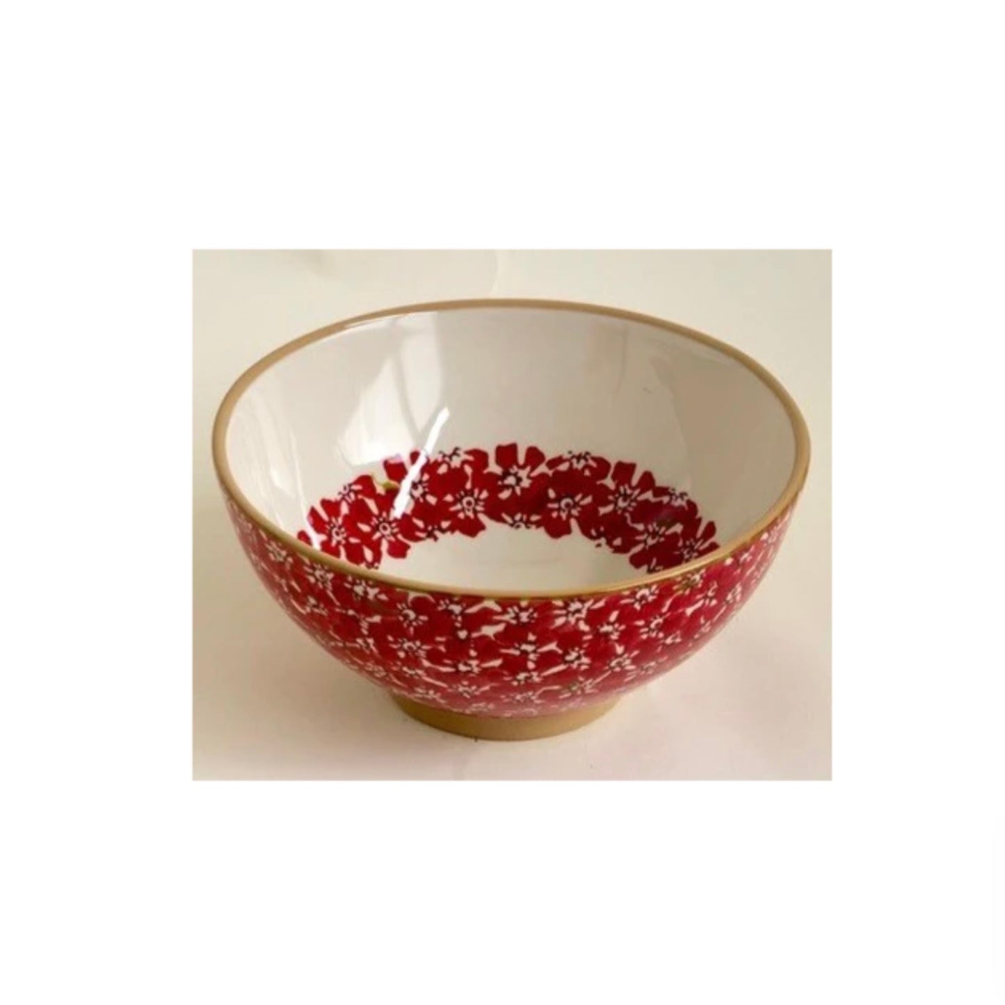 Nicholas Mosse Lawn Red Vegetable Bowl