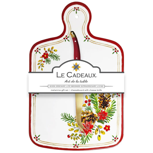 Le Cadeaux Natale Cheeseboard with Cheese Knife Gift Set