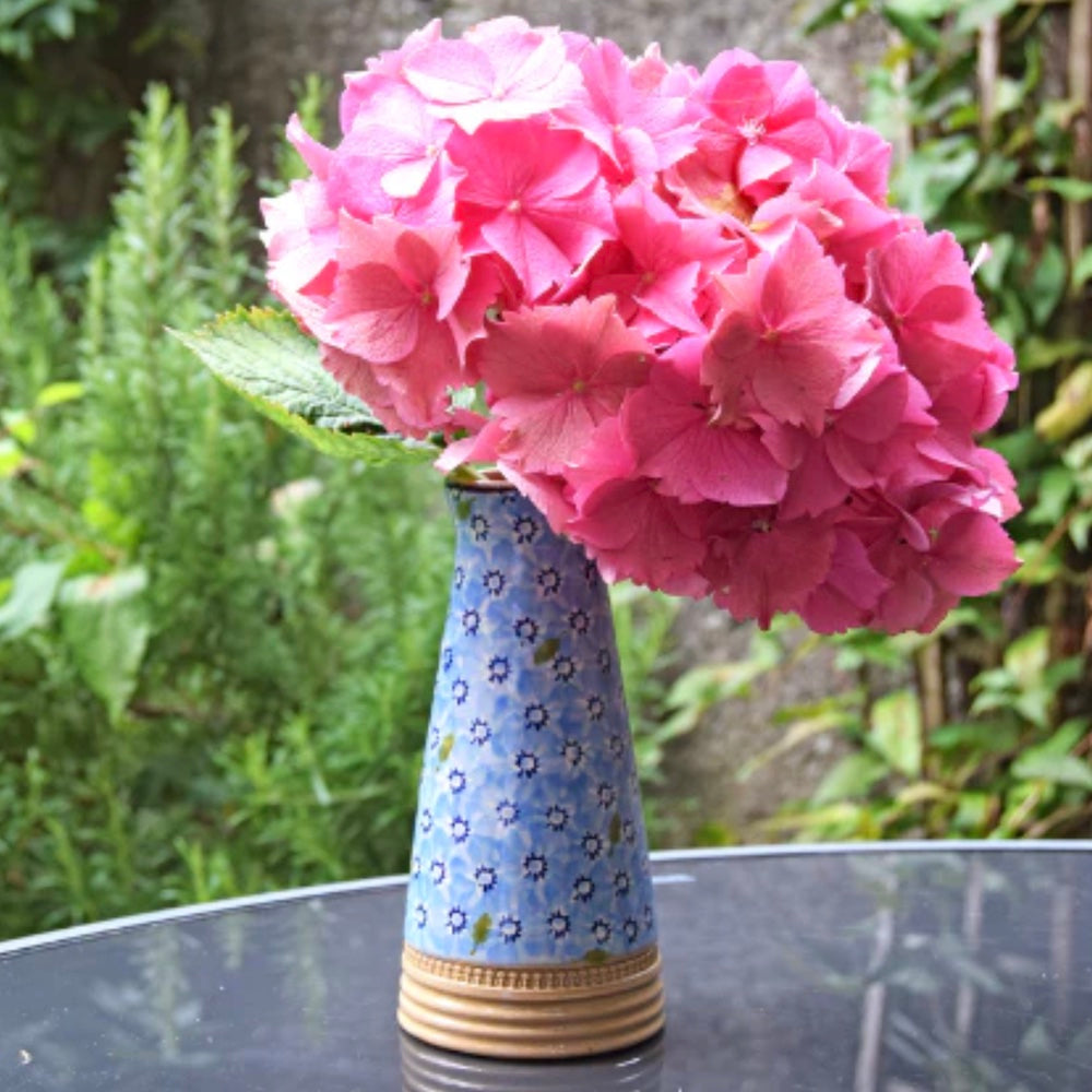 Lawn Light Blue Small Tapered Vase