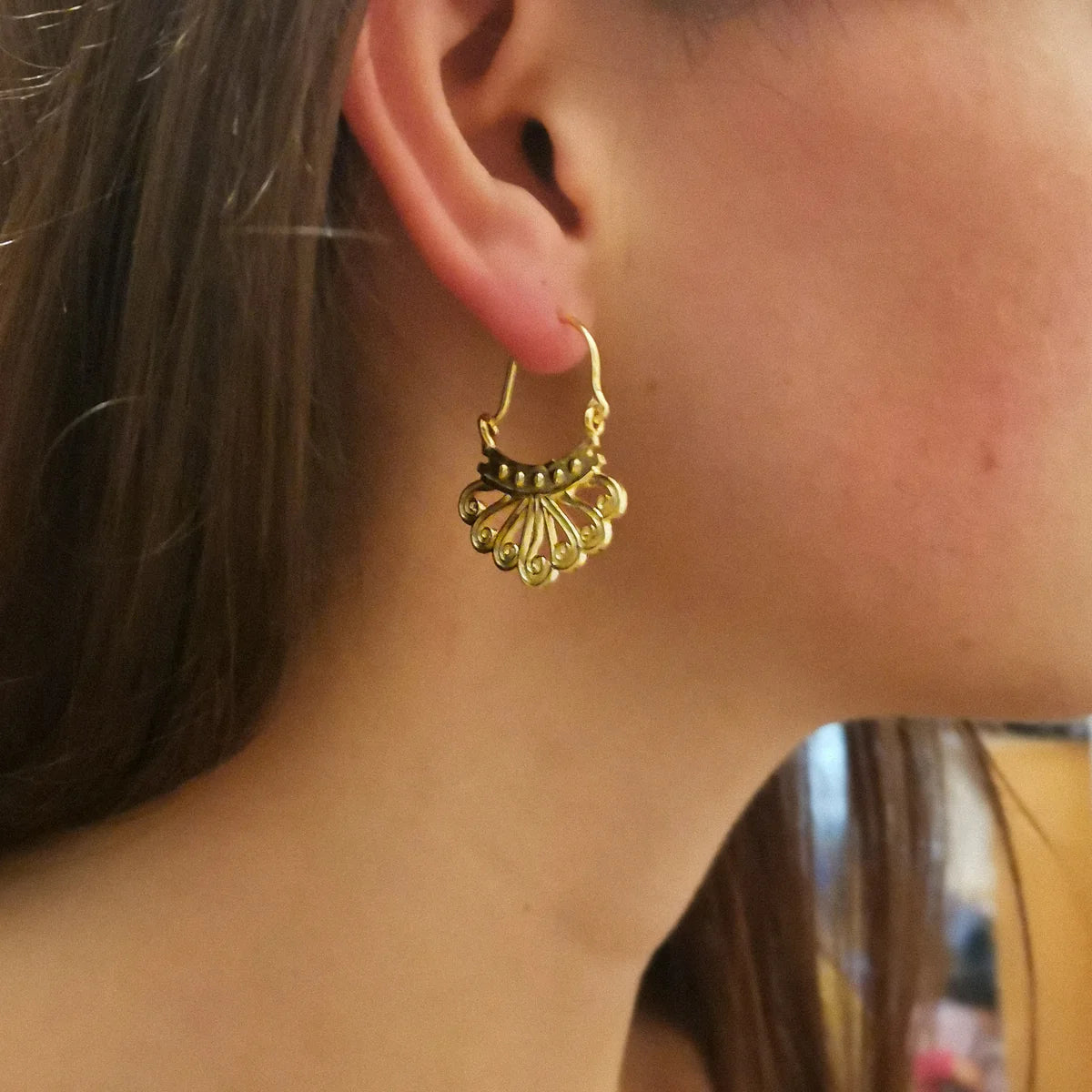 Golden Celtique Earrings