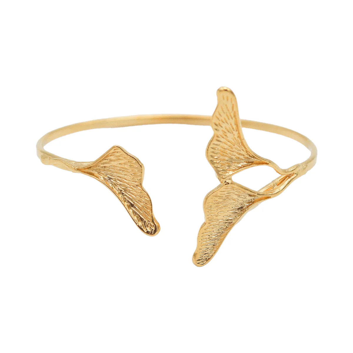 Golden Double Gingko Bracelet