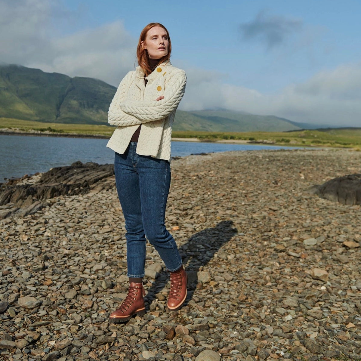 Louisburgh Cardigan Cream