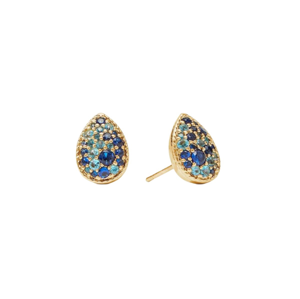 Julie-Vos-Luna-Teardrop-Stud-Ombre-Blue