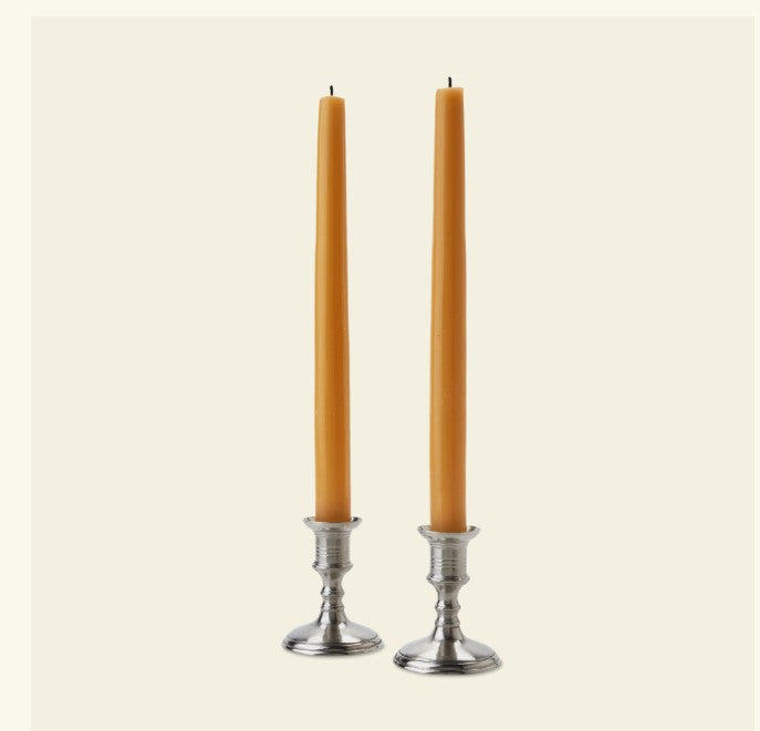 MATCH Pewter Prato Candlestick Pair - Small