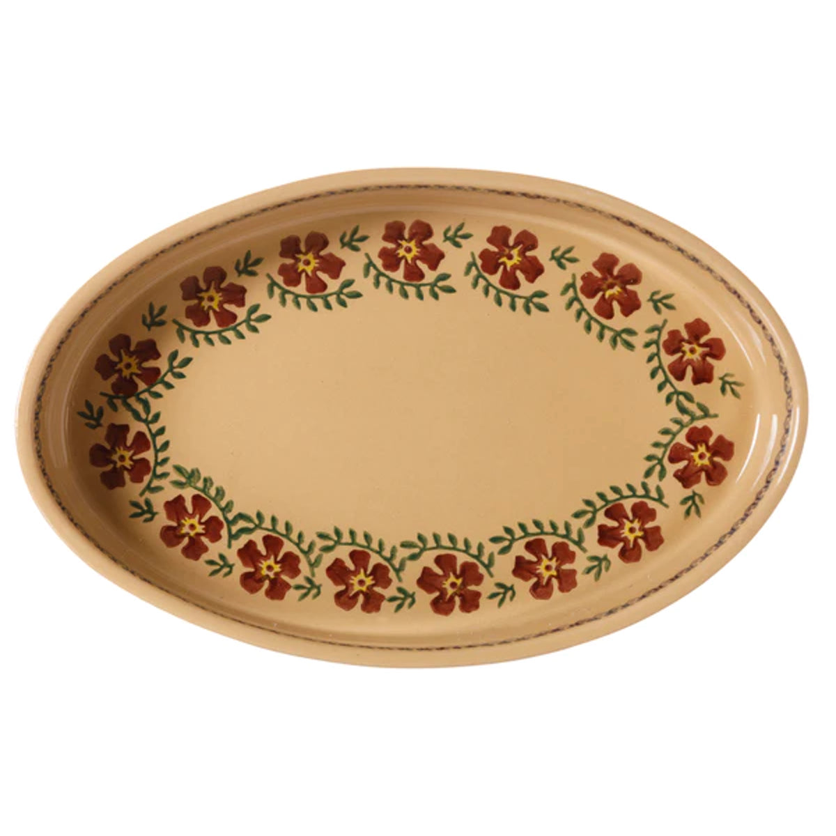 Old Rose Medium Oval Oven Dish