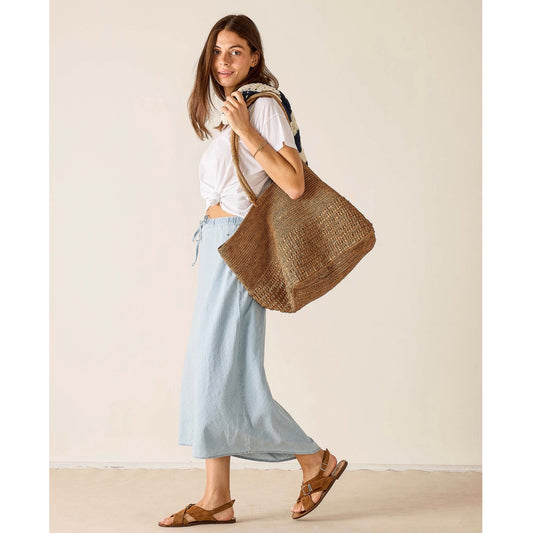 Mersea Aix Maxi Skirt - Light Chambray