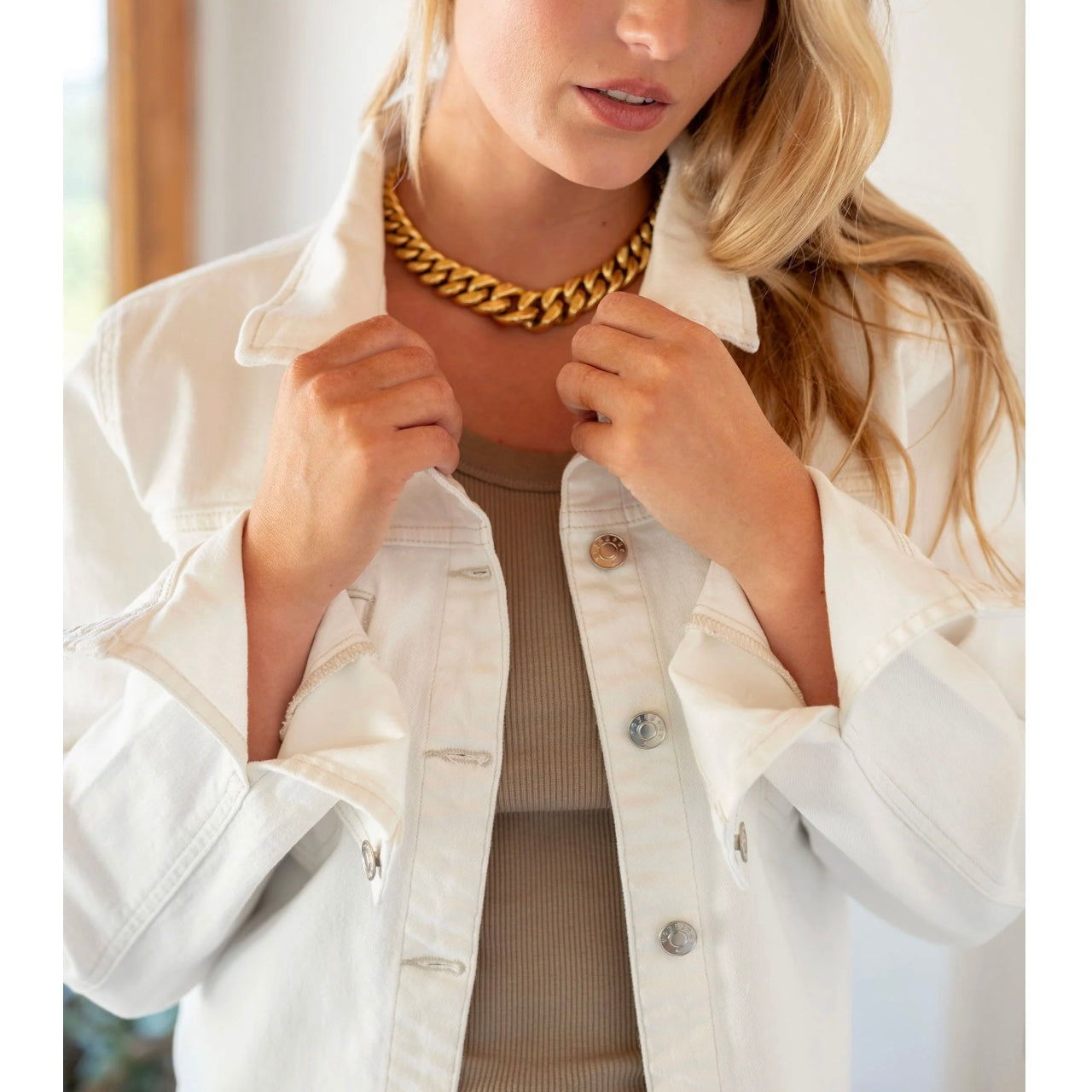 Mersea Ford Jacket - Coco Sailor Jacket - White Shell