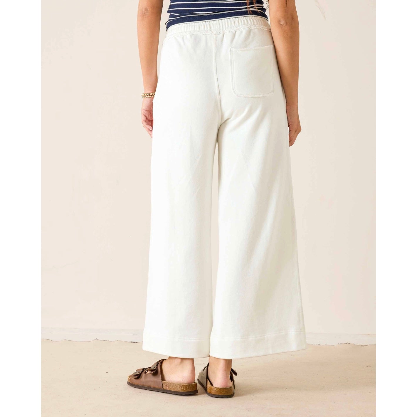 Mersea Frenchie Wide Leg Pant - White