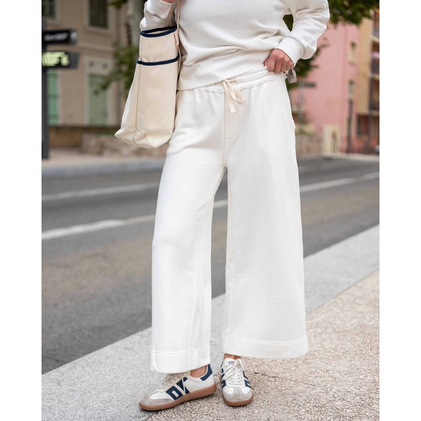 Mersea Frenchie Wide Leg Pant - White