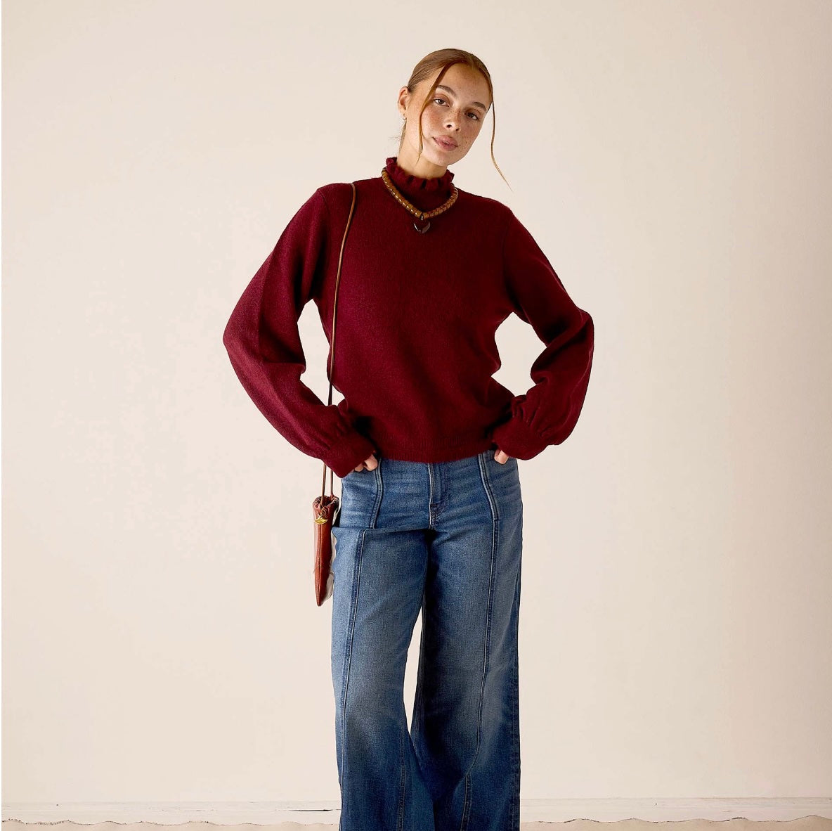 Mersea Sabrina Sweater - Cabernet