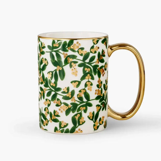 Mistletoe Porcelain Mug