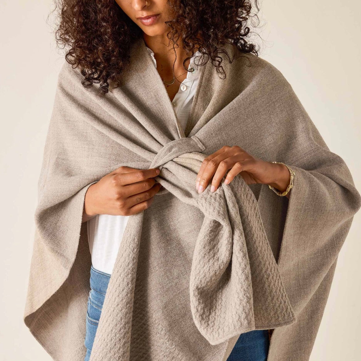 Modern Travel Wrap - Driftwood