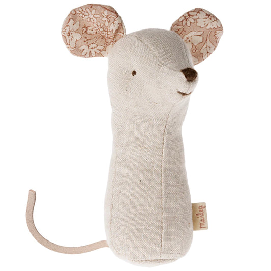 Mouse Rattle - Natural