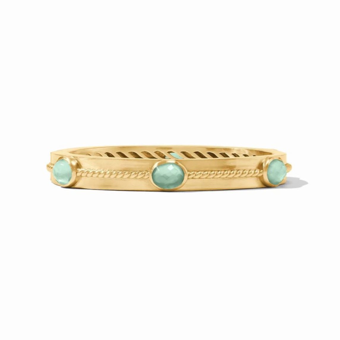 Julie-Vos-Nassau-Stone-Hinge-Bangle-Bracelet-Aquamarine-Blue