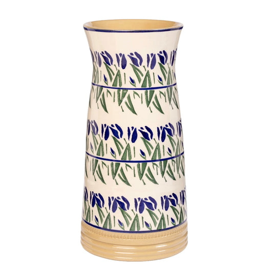 Nicholas Mosse Blue Blooms Medium Tapered Vase
