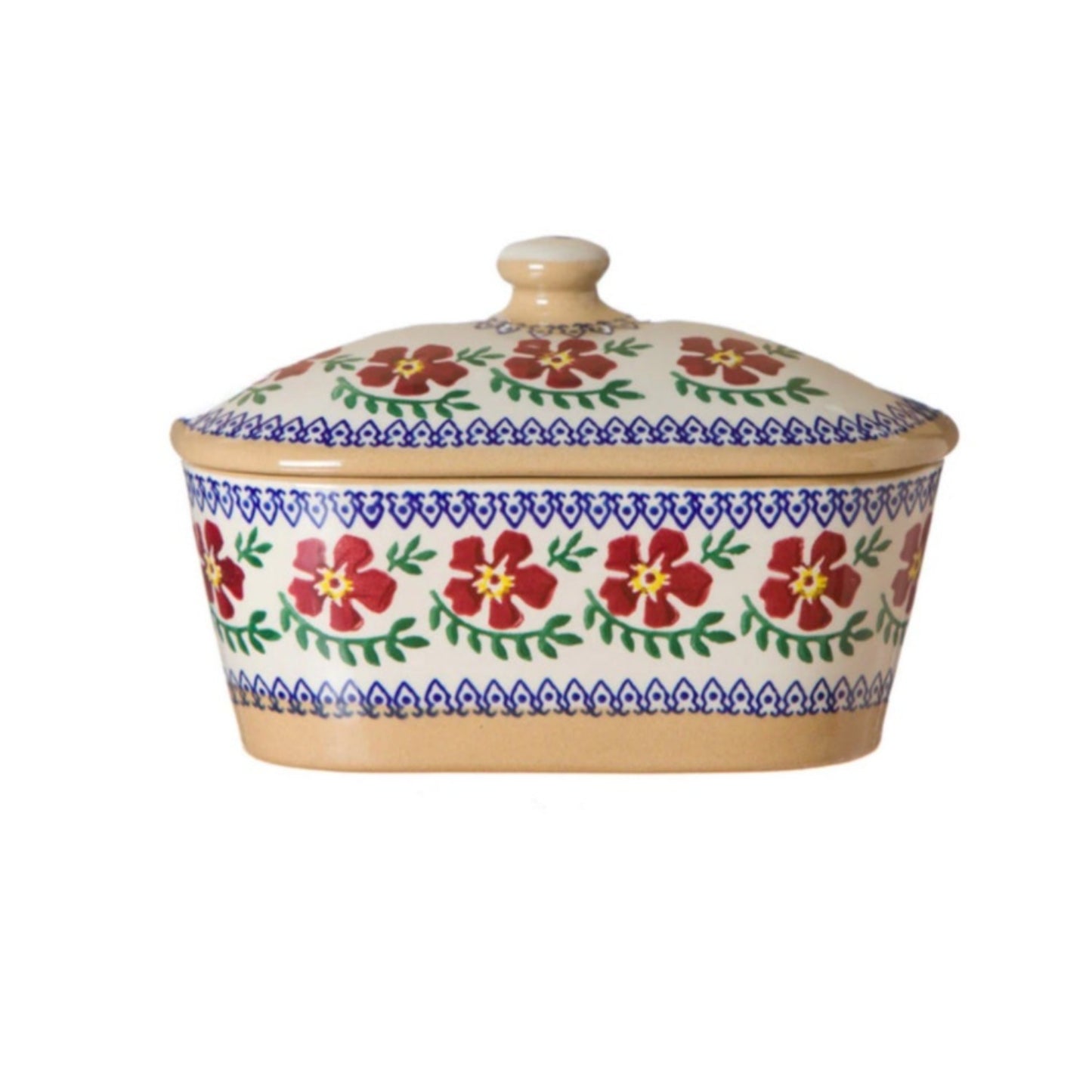 Old Rose Butter Dish