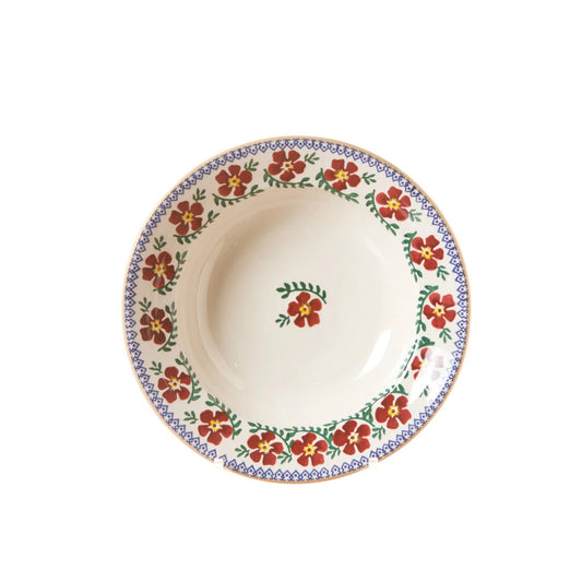 Old Rose Individual Pasta Bowl