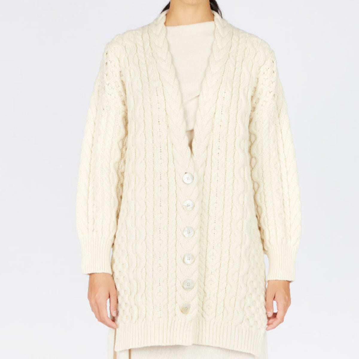 IrelandsEye Women's Talulla Cardigan -  Natural