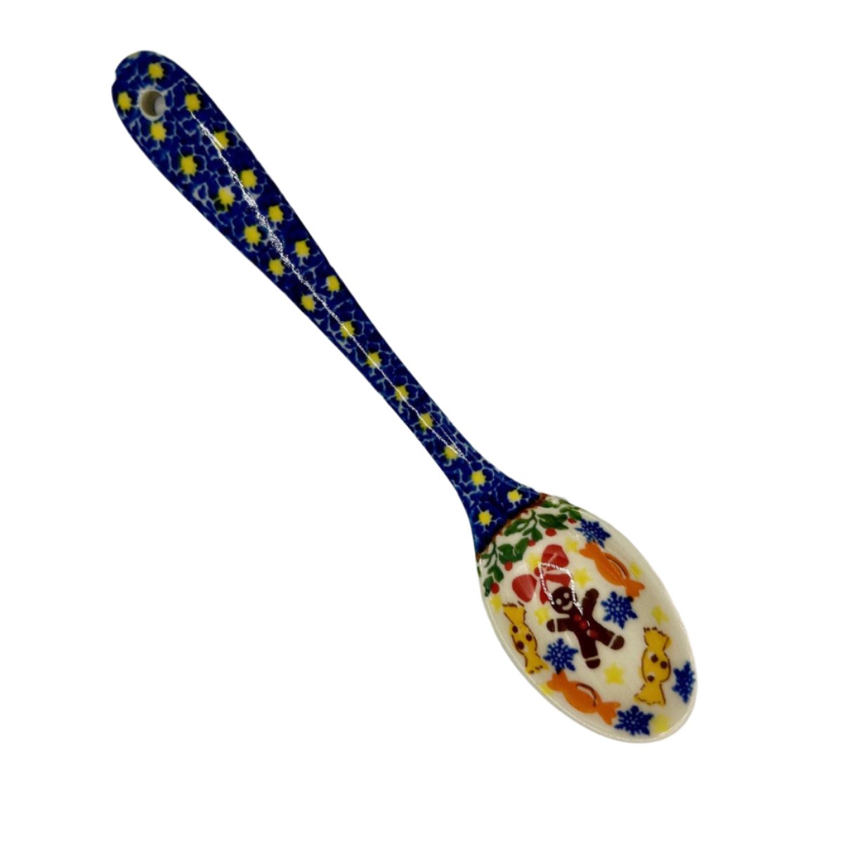 Polish-Pottery--Gingerbread-Spoon