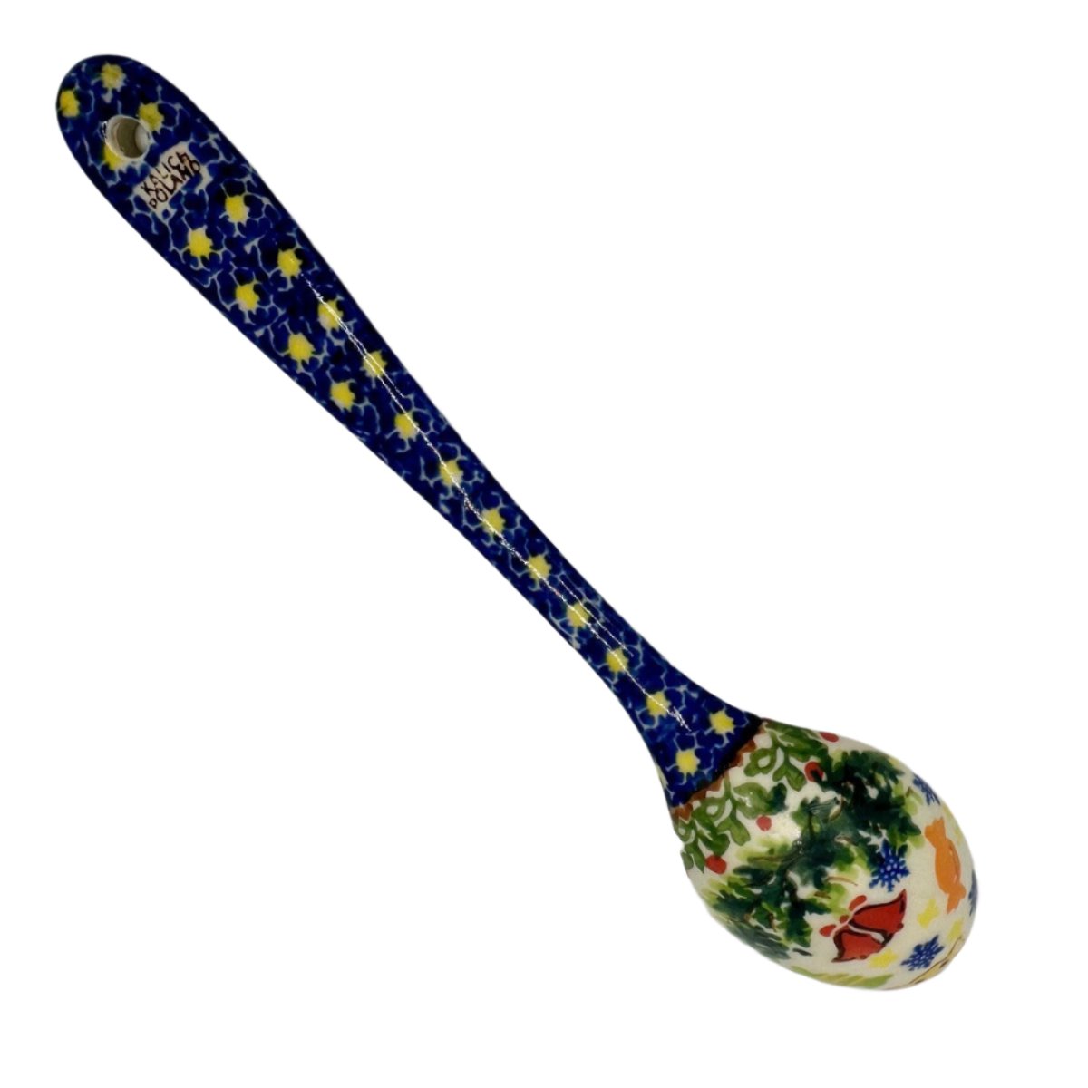 Polish-Pottery--Gingerbread-Spoon