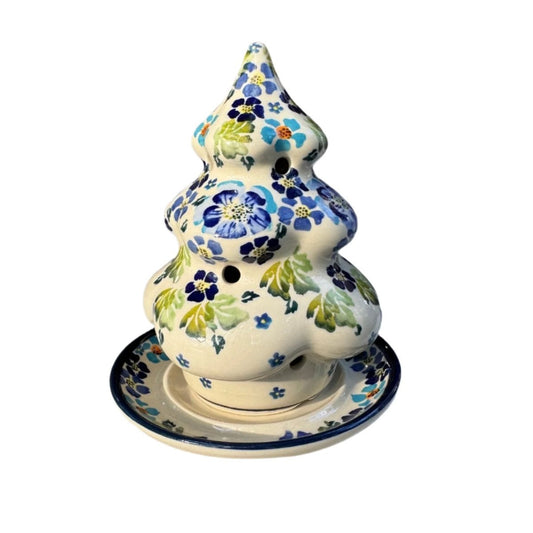 Polish Pottery - True Blue Illuminari Tree