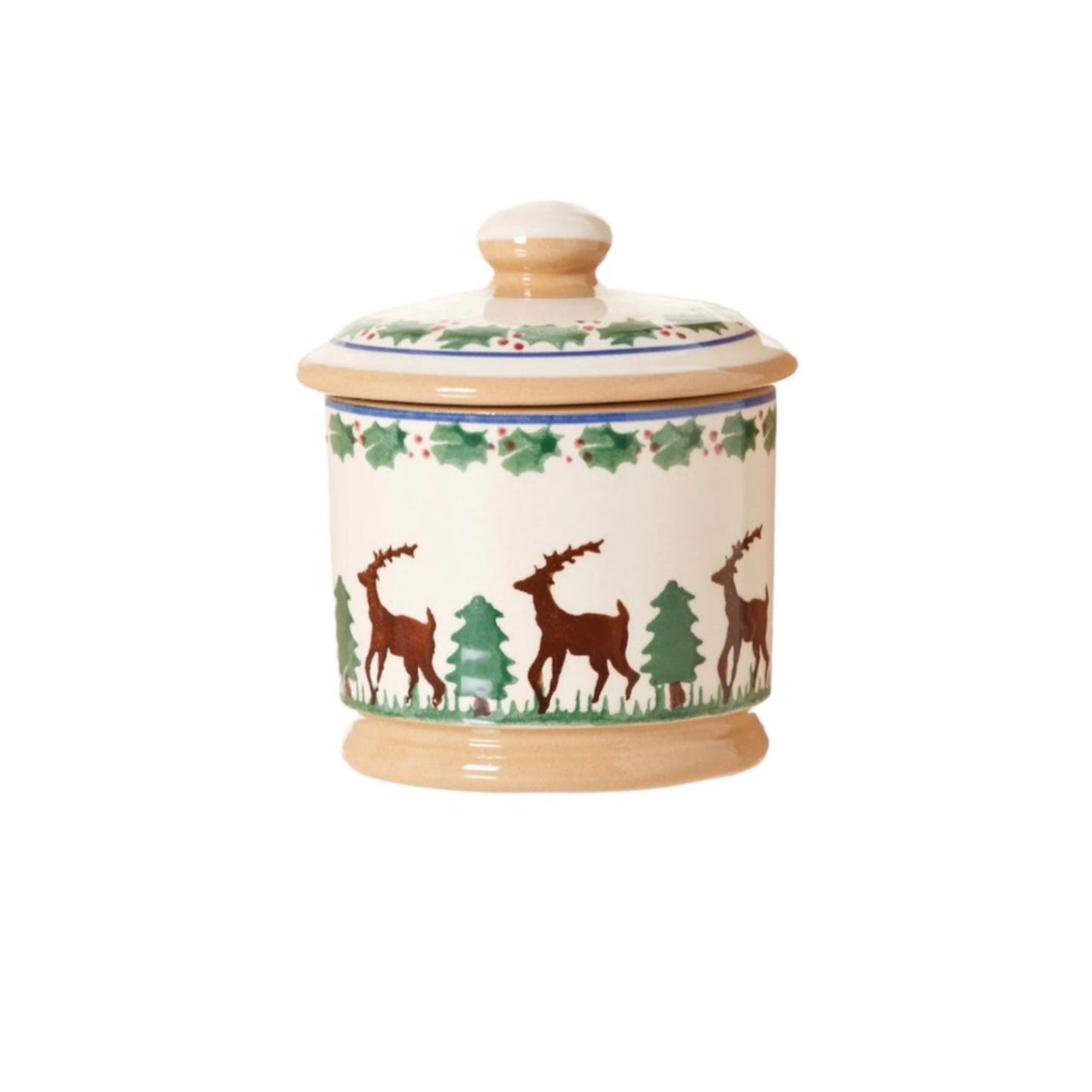 Reindeer Lidded Sugar Pot