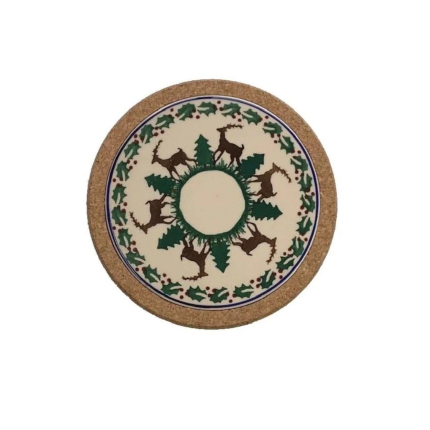 Reindeer Round Trivet