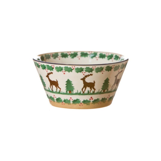 Reindeer Small Angled Bowl