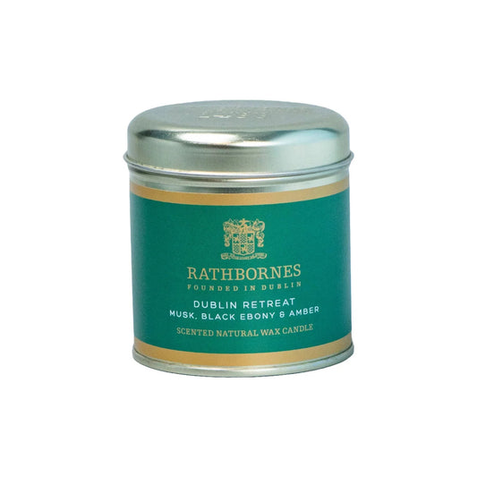 Rathbornes Dublin Retreat Scented Natural Wax Candle Tin