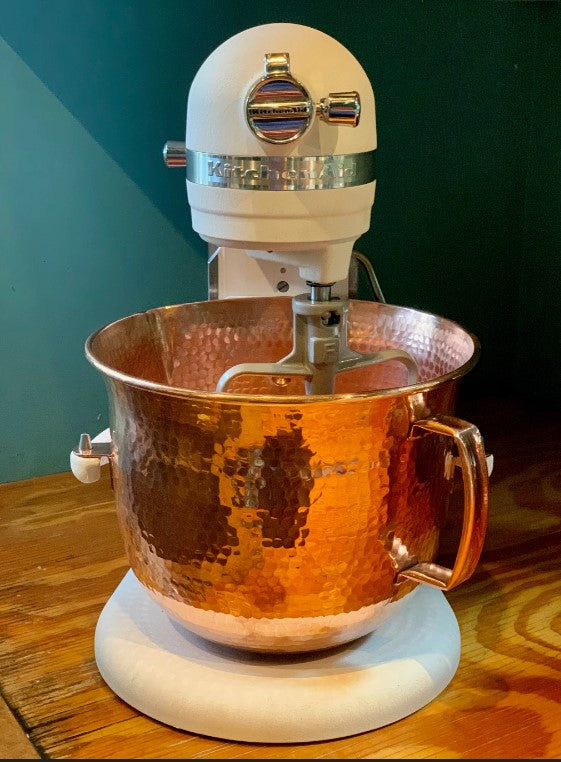 Sertodo Copper Mixing Bowl for KitchenAid Lift Stand Mixers