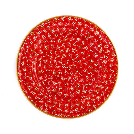 Lawn Red Serving Plate