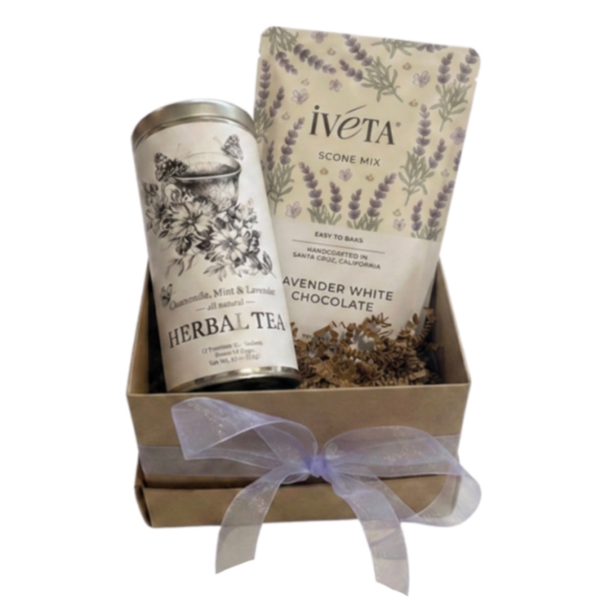 Small Lavender Gift Basket
