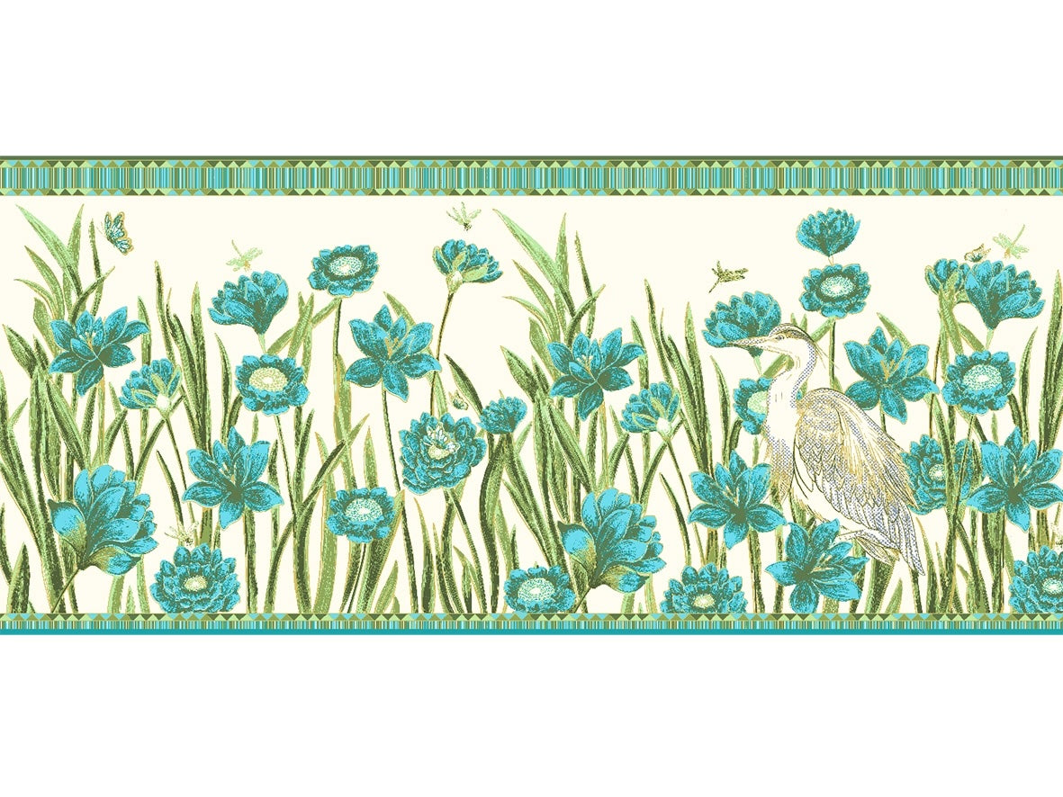 Supplement d'A.M. Heron Blue Cotton Stole
