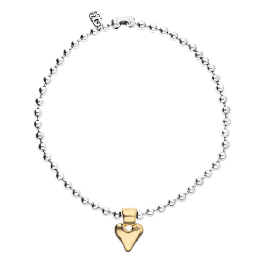 UNOde50 Beat Medium Heart Necklace