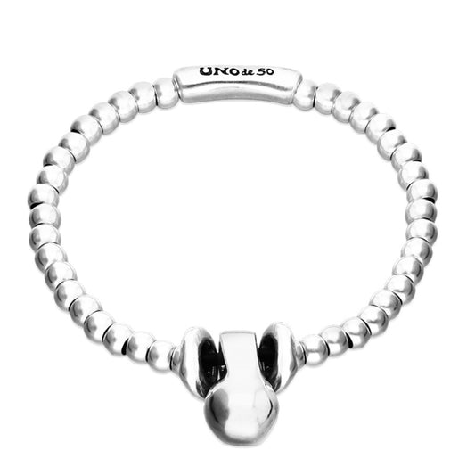 UNOde50 Gravity Stretch Silver Bracelet