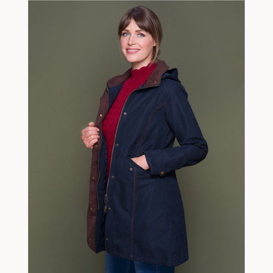 Women's Una Waterproof Jacket - Navy