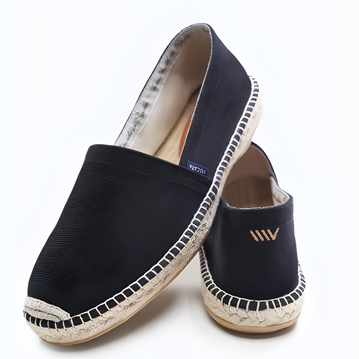 Viscata Sitges Canvas Men's Espadrilles - Black