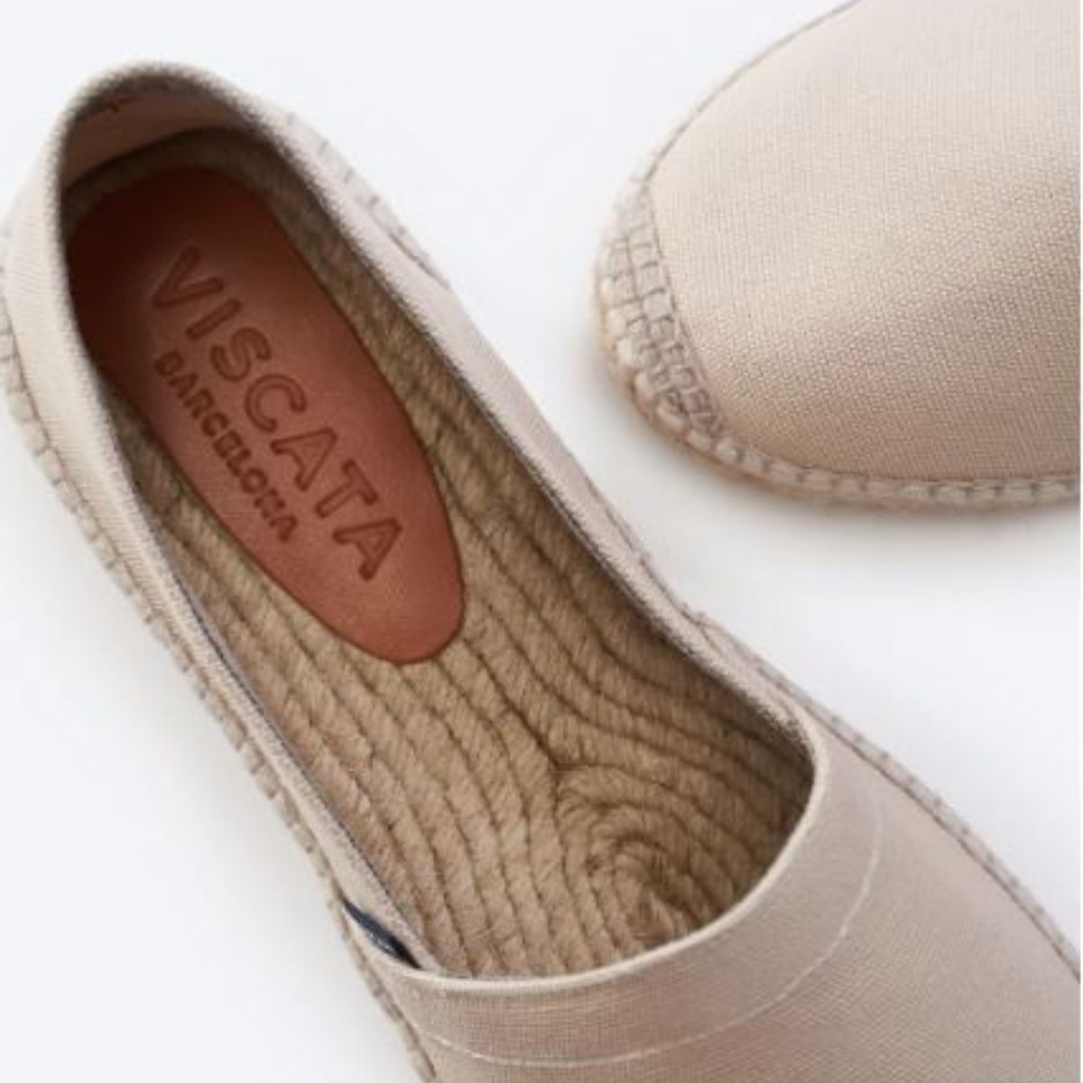 Viscata Sitges Canvas Men's Espadrilles - Beige Tan