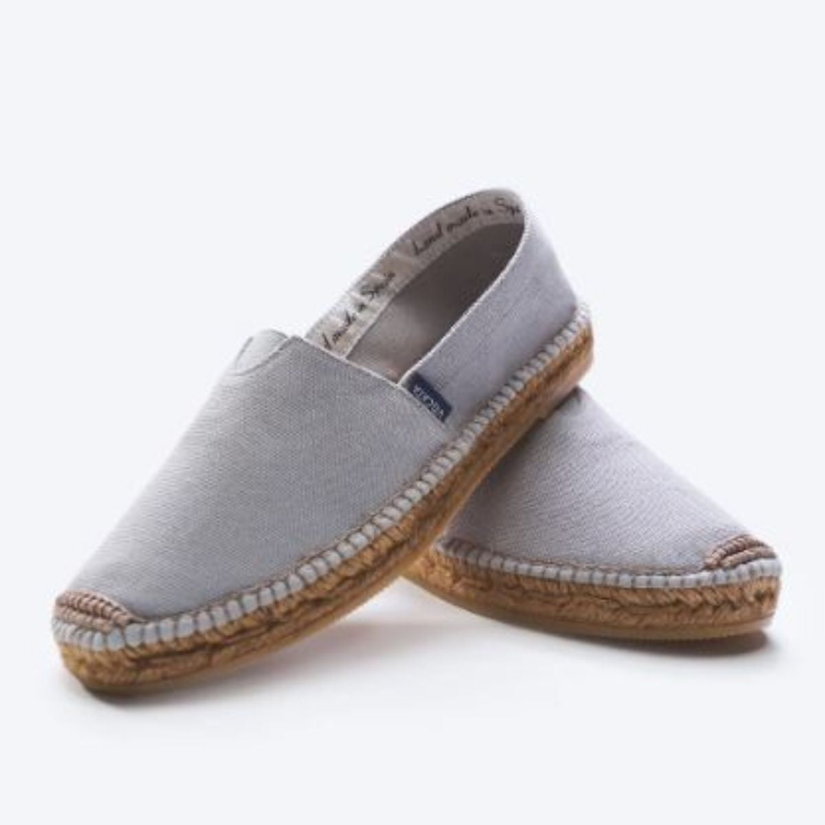 Viscata Barceloneta Canvas Espadrille Flats - Ash Grey