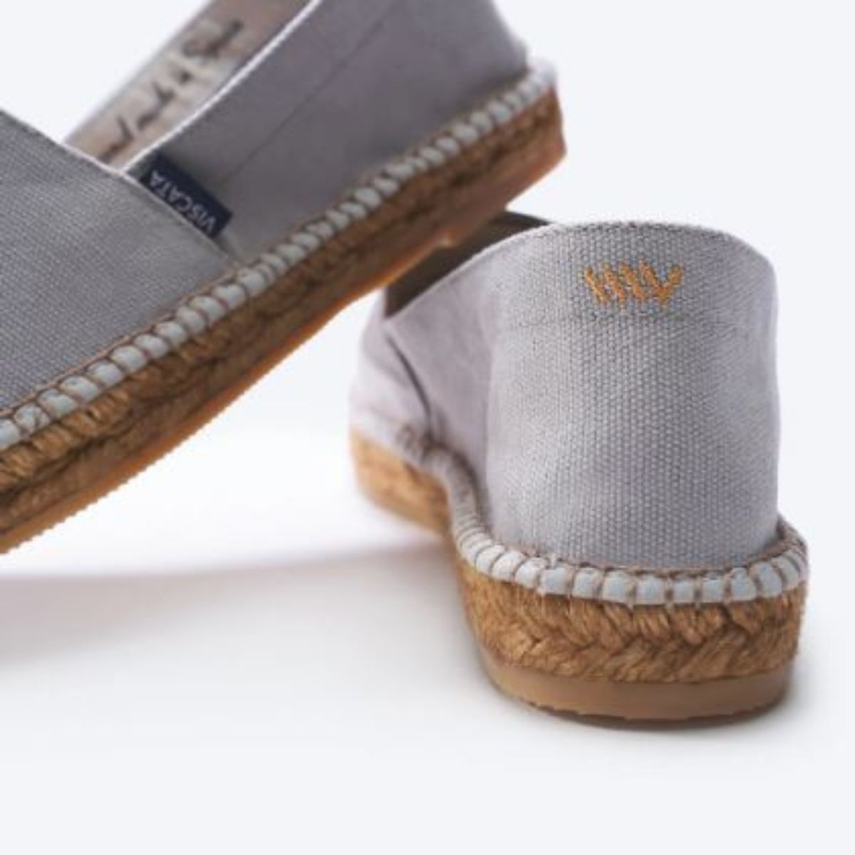Viscata Barceloneta Canvas Espadrille Flats - Ash Grey