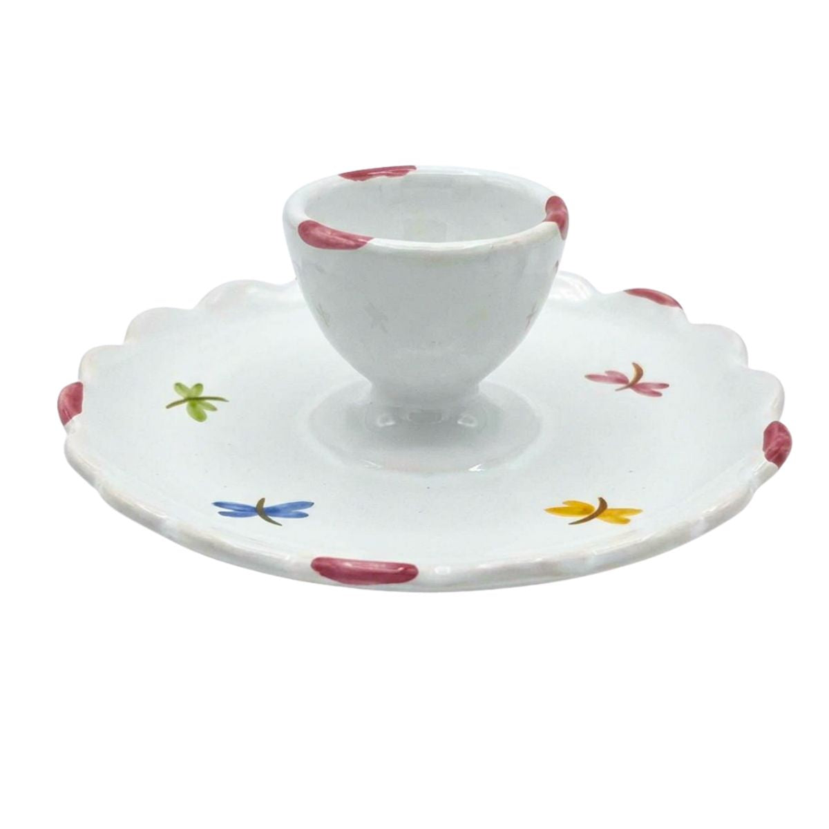 Faienceries D'Art de Malicorne Dragonfly Egg Cup