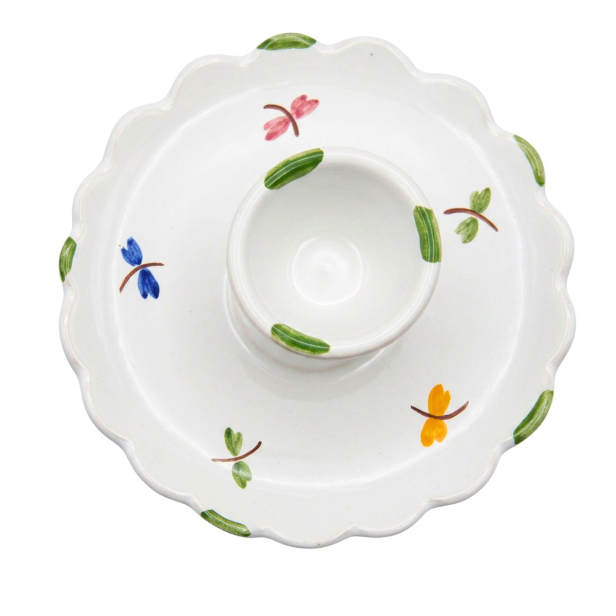Faienceries D'Art de Malicorne Dragonfly Egg Cup