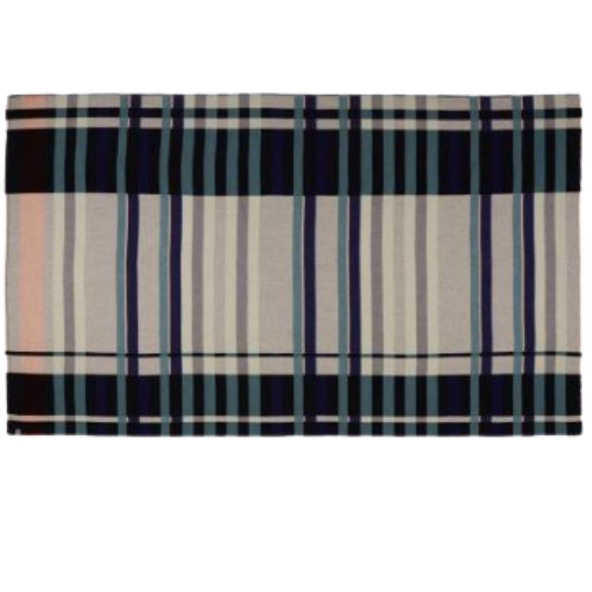 Wallace Sewell Indigo Stolzl Bauhaus Throw - Large