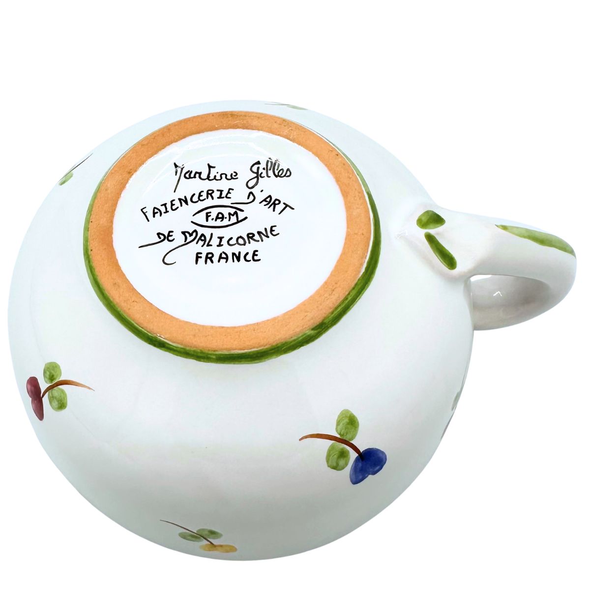 Faienceries D'Art de Malicorne Mille Fleurs Coffee Cup - Retired