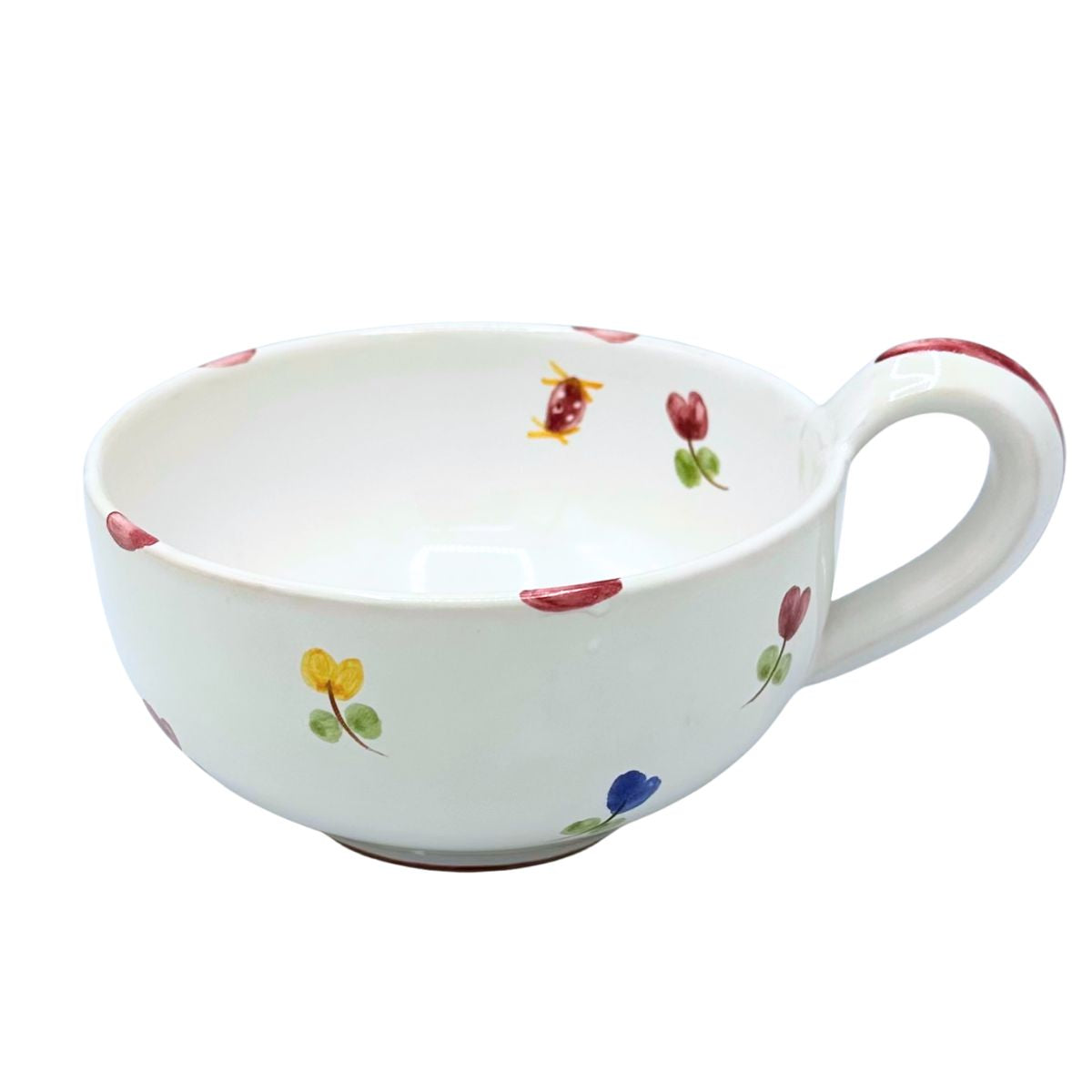 Faienceries D'Art de Malicorne Mille Fleurs Coffee Cup - Retired