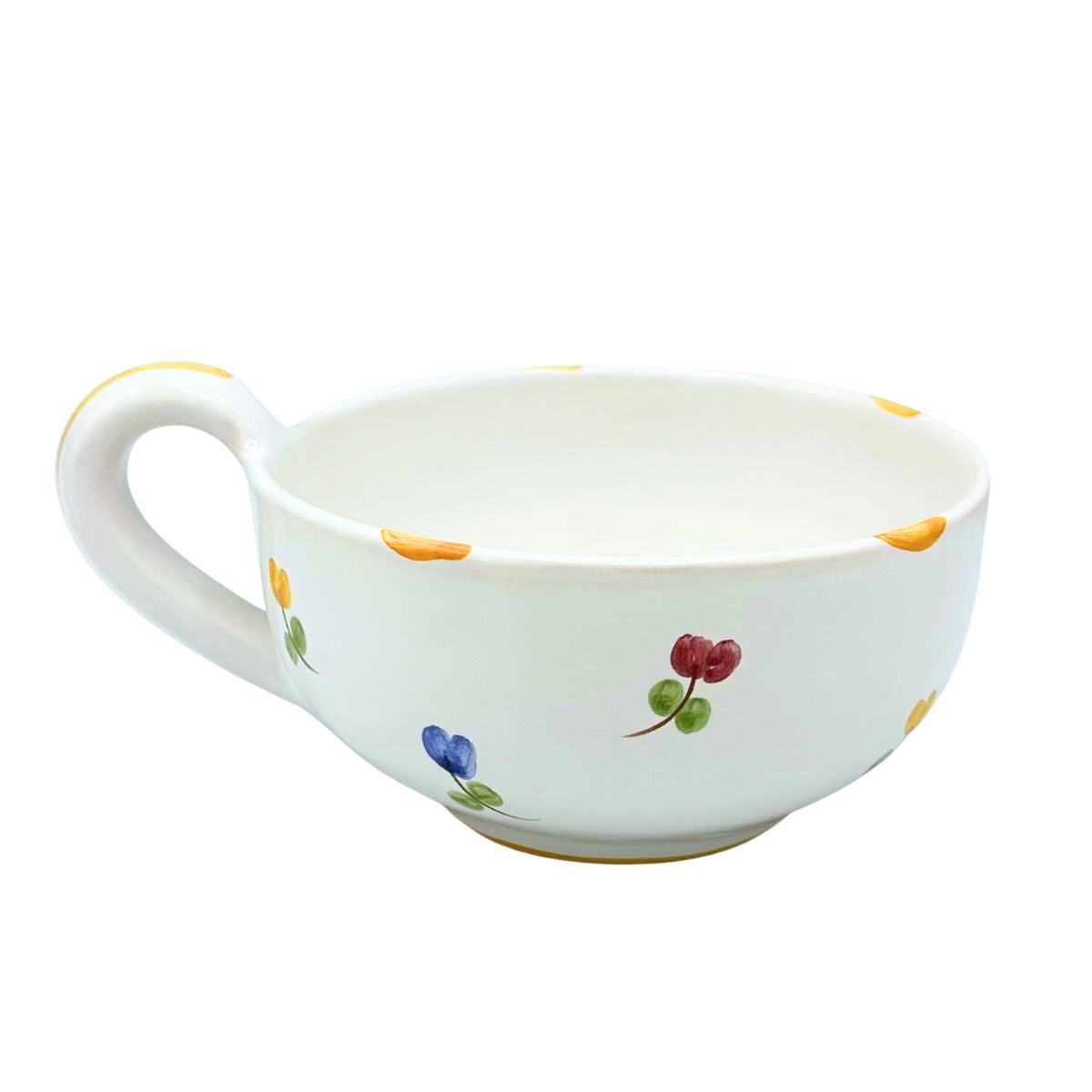 Faienceries D'Art de Malicorne Mille Fleurs Coffee Cup - Retired