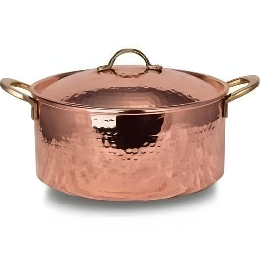 Copper 2.75L Small Handmade Hammered Pot