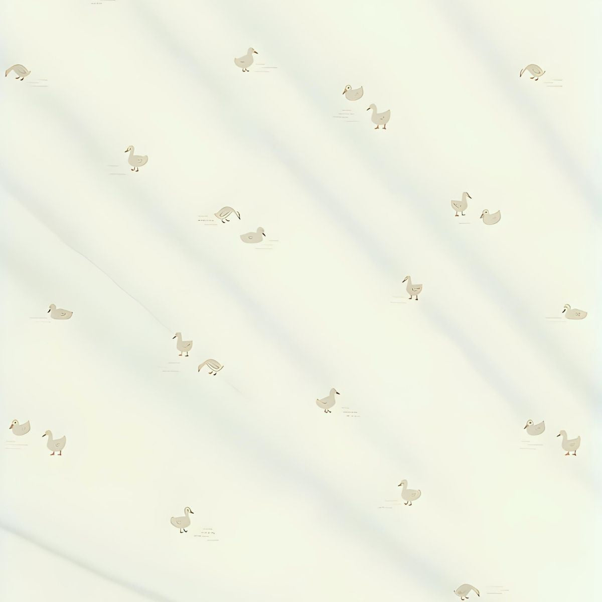 Colored Organics Swaddle Blanket - Duck / Oat + Chai