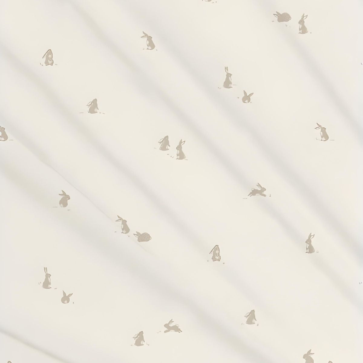 Colored Organics Swaddle Blanket - Bunny / Oat + Clay