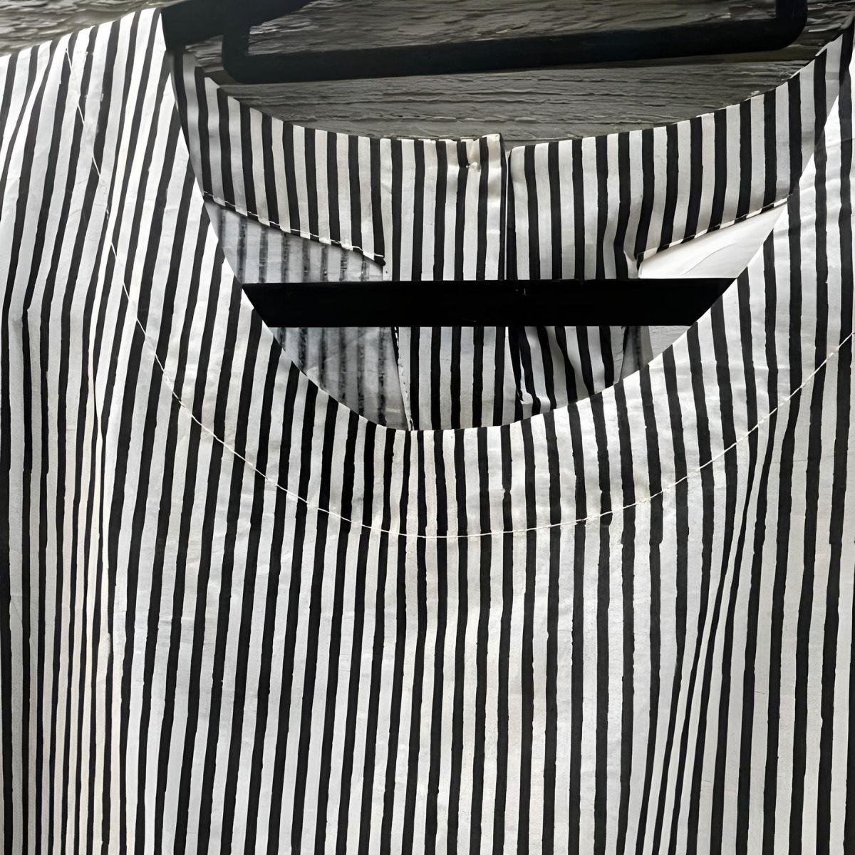 and for Good Hudson Dress - Menswear Stripe Black